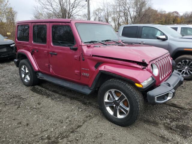 1C4HJXEG6MW861359 - 2021 JEEP WRANGLER U SAHARA PINK photo 4