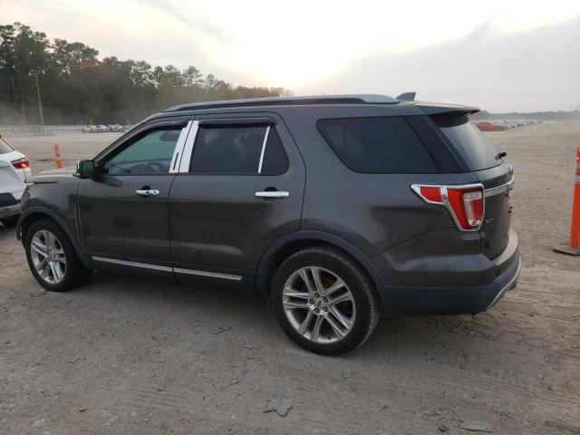 1FM5K7D87HGB12737 - 2017 FORD EXPLORER XLT GRAY photo 2