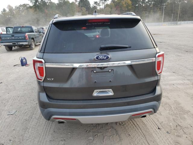 1FM5K7D87HGB12737 - 2017 FORD EXPLORER XLT GRAY photo 6