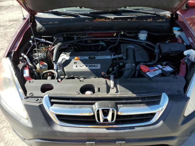 JHLRD78864C014362 - 2004 HONDA CR-V EX Kırmızı fotoğraf 12