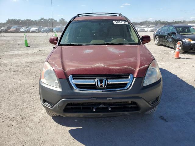 JHLRD78864C014362 - 2004 HONDA CR-V EX Kırmızı fotoğraf 5
