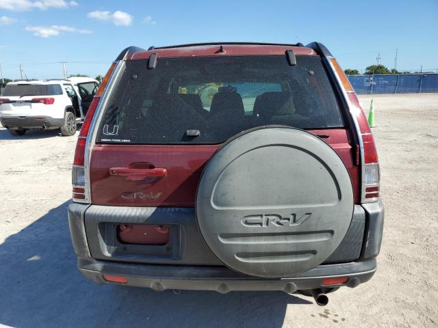 JHLRD78864C014362 - 2004 HONDA CR-V EX Kırmızı fotoğraf 6