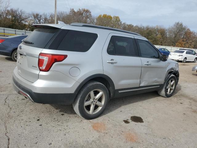 1FM5K8D87GGA76696 - 2016 FORD EXPLORER XLT Plata foto 3