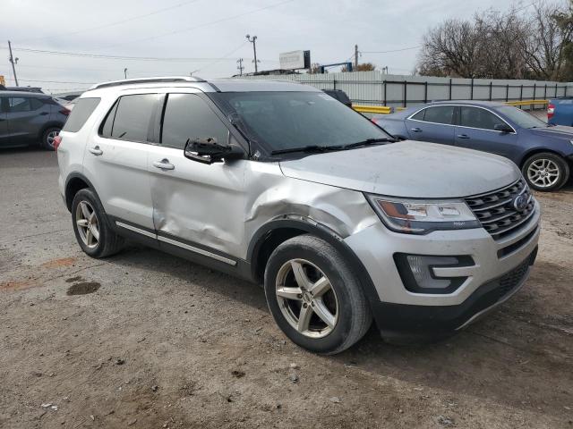 1FM5K8D87GGA76696 - 2016 FORD EXPLORER XLT Plata foto 4