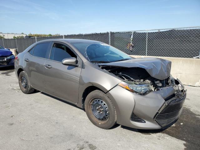 5YFBURHE2KP866695 - 2019 TOYOTA COROLLA L GRAY photo 4
