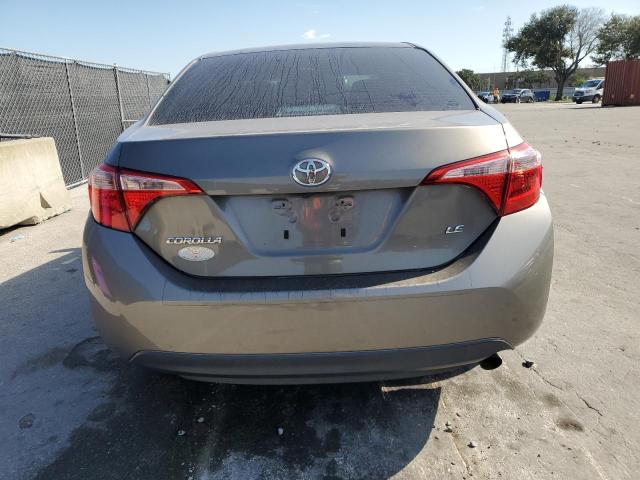 5YFBURHE2KP866695 - 2019 TOYOTA COROLLA L GRAY photo 6