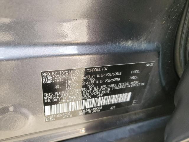JTM16RFV4PD093635 - 2023 TOYOTA RAV4 SE GRAY photo 13