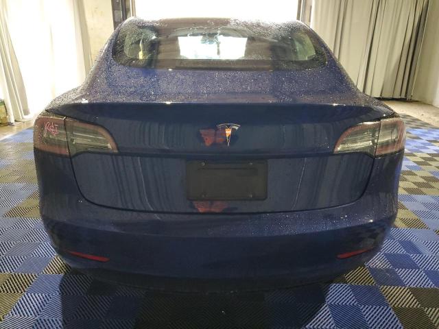 5YJ3E1EA8NF370806 - 2022 TESLA MODEL 3 BLUE photo 6