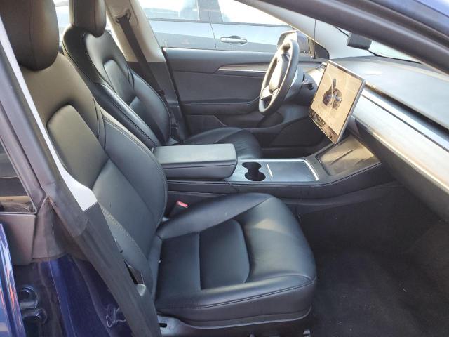 5YJ3E1EA8NF370806 - 2022 TESLA MODEL 3 BLUE photo 7