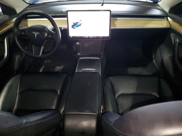 5YJ3E1EA8NF370806 - 2022 TESLA MODEL 3 BLUE photo 8