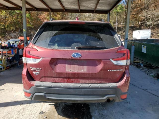 JF2SKAJC4LH512174 - 2020 SUBARU FORESTER PREMIUM MAROON photo 6