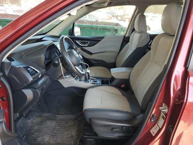 JF2SKAJC4LH512174 - 2020 SUBARU FORESTER PREMIUM MAROON photo 7