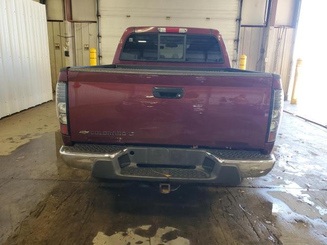 1GCDT13E478223062 - 2007 CHEVROLET COLORADO MAROON photo 6