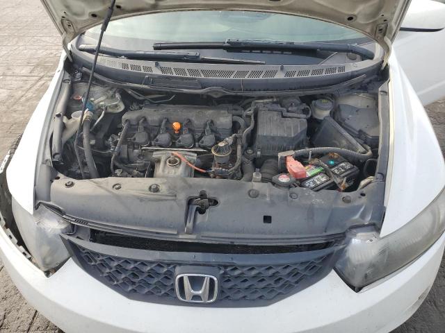 2HGFG12819H500127 - 2009 HONDA CIVIC EX WHITE photo 11