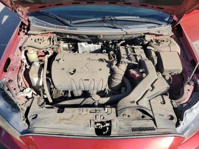 JA32U2FU2AU025087 - 2010 MITSUBISHI LANCER ES/ES SPORT წითელი ფოტო 11