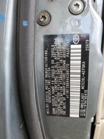 4T1BF28B0YU079257 - 2000 TOYOTA AVALON XL 青色 照片 12