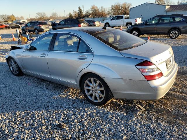 WDDNG86X48A172595 - 2008 MERCEDES-BENZ S 550 4MATIC SILVER photo 2