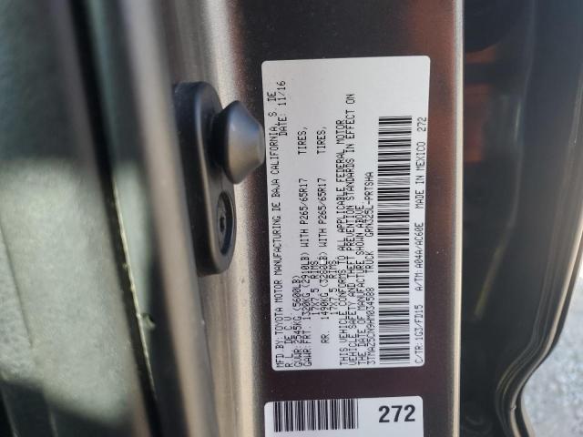 3TMAZ5CN9HM034588 - 2017 TOYOTA TACOMA DOUBLE CAB Gri fotoğraf 12