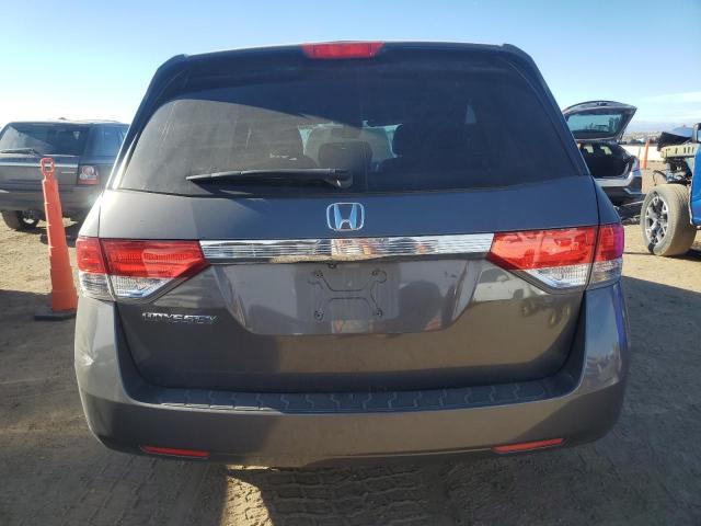 5FNRL5H63EB071612 - 2014 HONDA ODYSSEY EXL GRAY photo 6