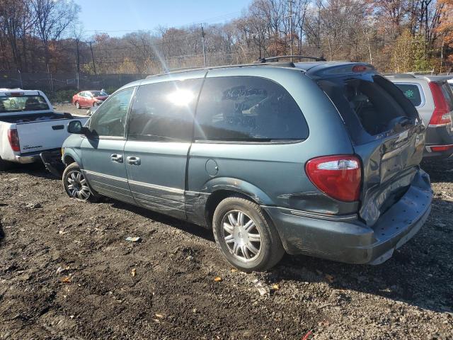 2C8GP54L55R209578 - 2005 CHRYSLER TOWN & COU TOURING TEAL photo 2