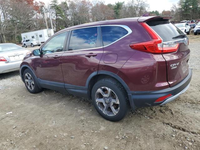 5J6RW2H5XHL059014 - 2017 HONDA CR-V EX RED photo 2