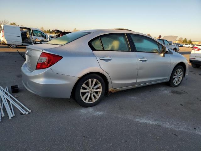 19XFB2F94CE036193 - 2012 HONDA CIVIC EXL Сріблястий фото 3