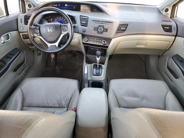 19XFB2F94CE036193 - 2012 HONDA CIVIC EXL Сріблястий фото 8
