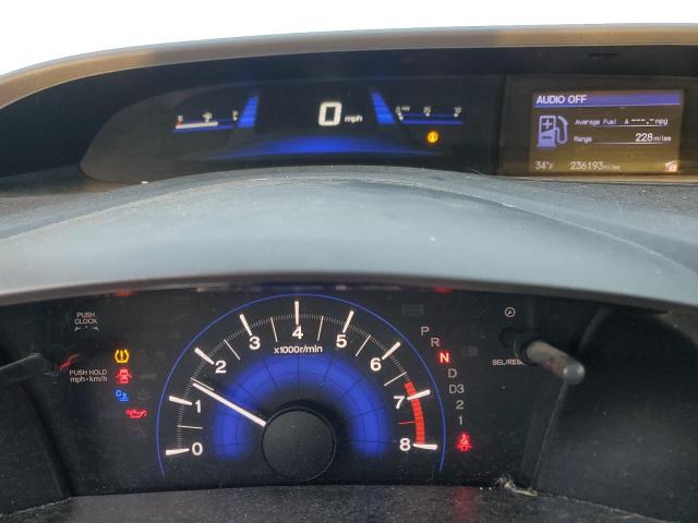 19XFB2F94CE036193 - 2012 HONDA CIVIC EXL Сріблястий фото 9