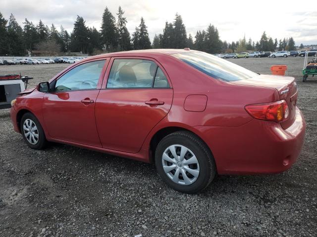 1NXBU4EEXAZ213245 - 2010 TOYOTA COROLLA BASE წითელი ფოტო 2