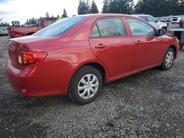 1NXBU4EEXAZ213245 - 2010 TOYOTA COROLLA BASE წითელი ფოტო 3