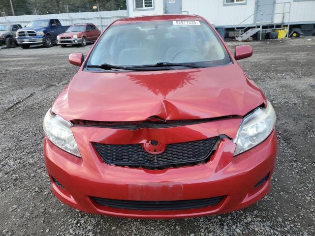 1NXBU4EEXAZ213245 - 2010 TOYOTA COROLLA BASE წითელი ფოტო 5