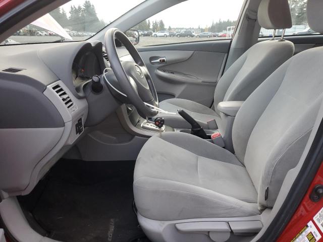 1NXBU4EEXAZ213245 - 2010 TOYOTA COROLLA BASE წითელი ფოტო 7