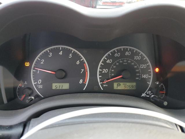 1NXBU4EEXAZ213245 - 2010 TOYOTA COROLLA BASE წითელი ფოტო 9