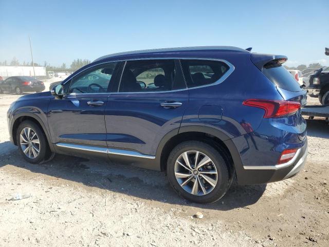 5NMS33ADXLH166257 - 2020 HYUNDAI SANTA FE SEL BLUE photo 2