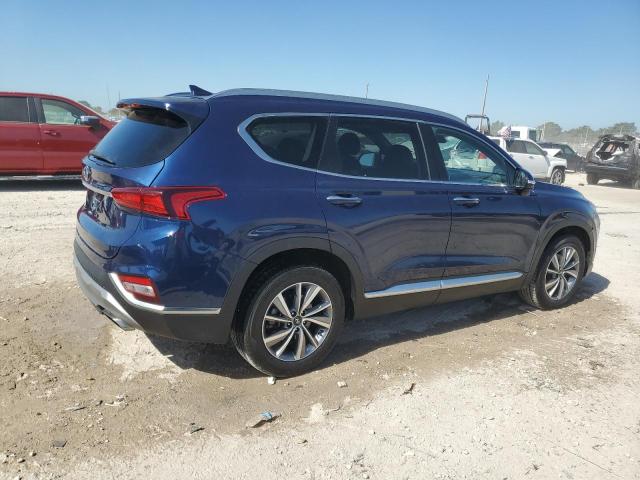 5NMS33ADXLH166257 - 2020 HYUNDAI SANTA FE SEL BLUE photo 3