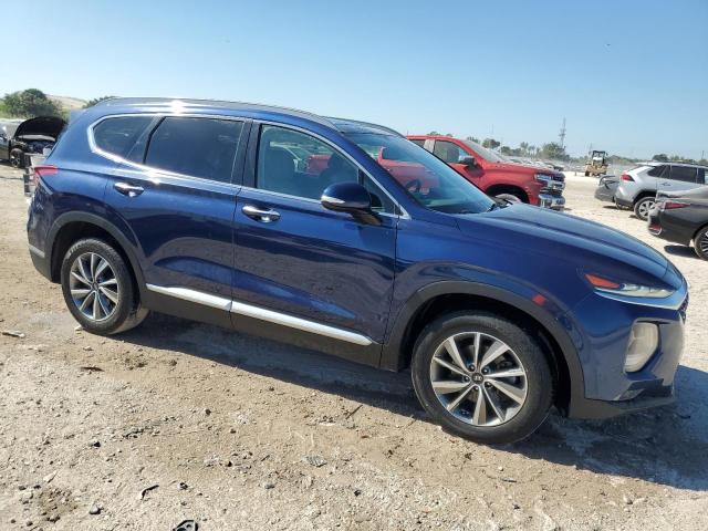 5NMS33ADXLH166257 - 2020 HYUNDAI SANTA FE SEL BLUE photo 4