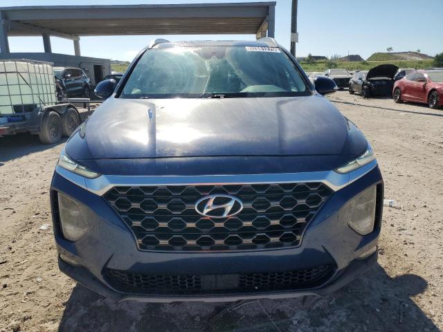 5NMS33ADXLH166257 - 2020 HYUNDAI SANTA FE SEL BLUE photo 5