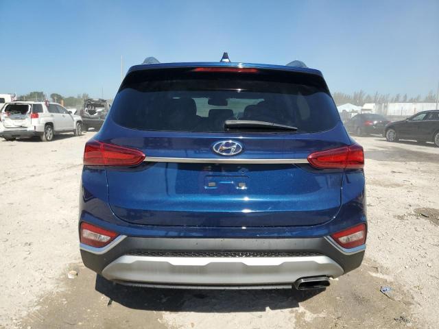 5NMS33ADXLH166257 - 2020 HYUNDAI SANTA FE SEL BLUE photo 6
