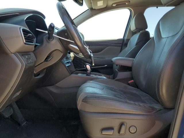 5NMS33ADXLH166257 - 2020 HYUNDAI SANTA FE SEL BLUE photo 7