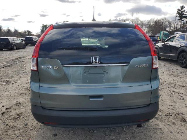 2HKRM4H71CH617466 - 2012 HONDA CR-V EXL BLUE photo 6