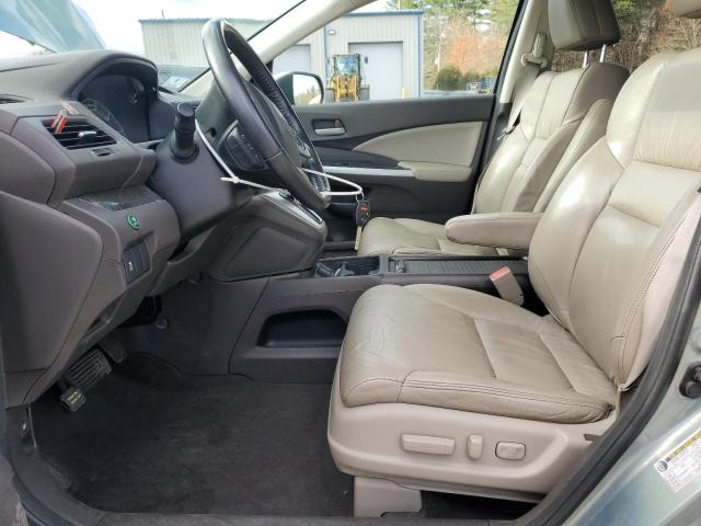 2HKRM4H71CH617466 - 2012 HONDA CR-V EXL BLUE photo 7