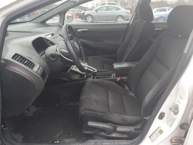 2HGFA16679H536432 - 2009 HONDA CIVIC LX-S თეთრი ფოტო 7