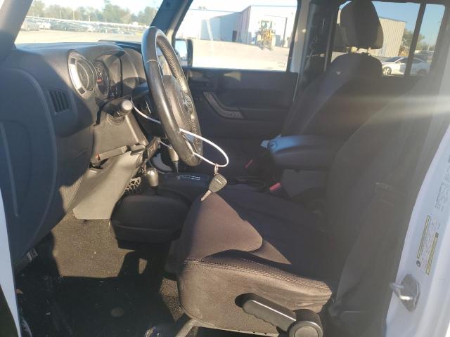 1C4BJWDG0EL116806 - 2014 JEEP WRANGLER U SPORT WHITE photo 7
