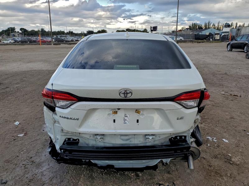 JTDEPRAE2LJ076074 - 2020 TOYOTA COROLLA LE WHITE photo 6