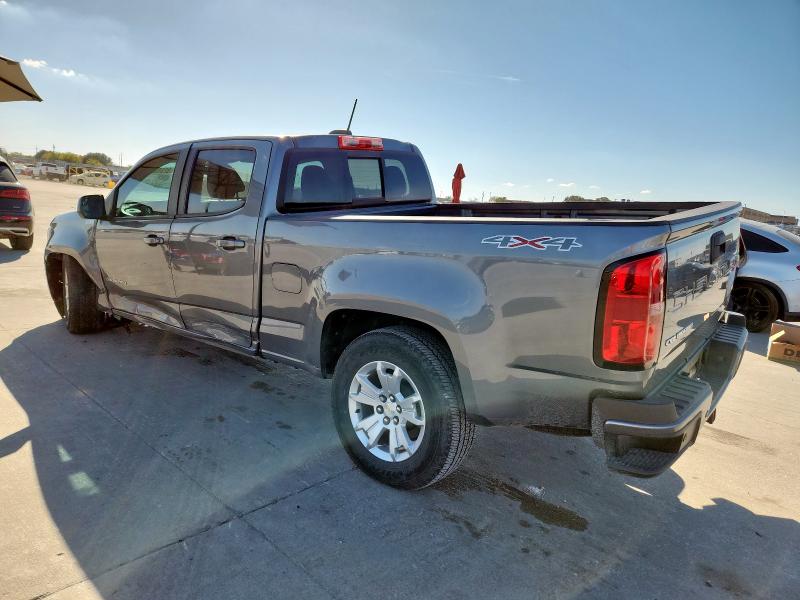 1GCPTCE1XM1239063 - 2021 CHEVROLET COLORADO LT GRAY photo 2
