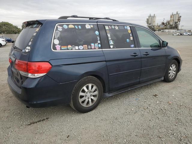 5FNRL38409B412361 - 2009 HONDA ODYSSEY EX BLUE photo 3