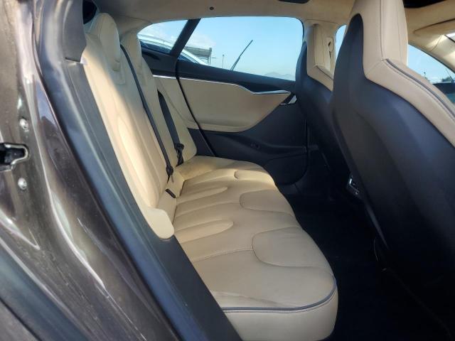 5YJSA1DP1DFP26184 - 2013 TESLA MODEL S Qəhvəyi foto 10