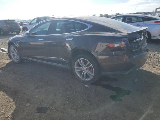 5YJSA1DP1DFP26184 - 2013 TESLA MODEL S Qəhvəyi foto 2