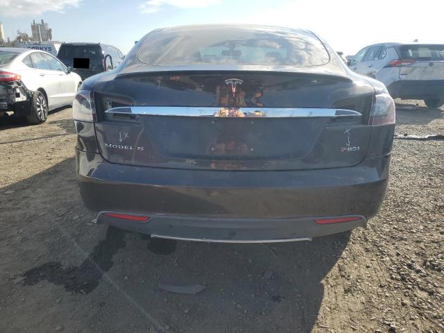 5YJSA1DP1DFP26184 - 2013 TESLA MODEL S Qəhvəyi foto 6