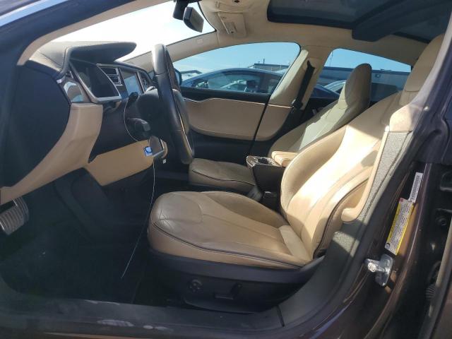 5YJSA1DP1DFP26184 - 2013 TESLA MODEL S Qəhvəyi foto 7
